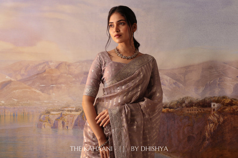 Mehru with readymade blouse