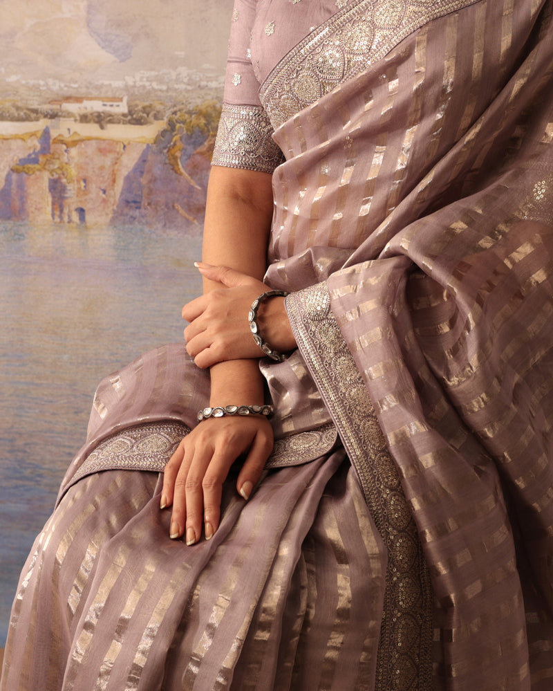 Mehru with readymade blouse